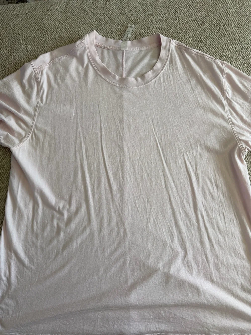 Lululemon all yours cotton tee in strawberry milkshake